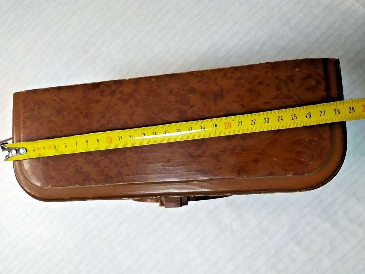 Baltika speaker in spotted brown bakelite, side view – detail 8