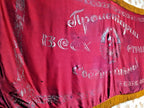 Original USSR flag banner slogan lettering in silver tone – detail 12