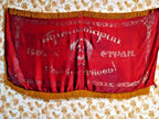Vintage Soviet banner reverse side with USSR state emblem – detail 8