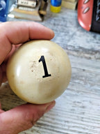 68mm billiard ball on a scale showing 362 grams – detail 6