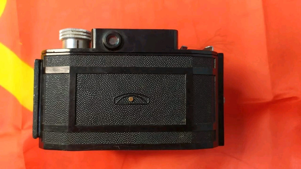 LOMO T-22 lens of the Smena-2 film camera close-up