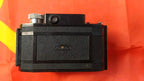 LOMO T-22 lens of the Smena-2 film camera close-up