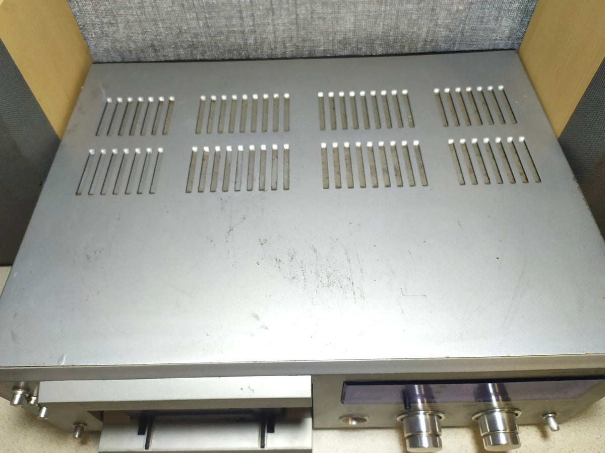 Soviet cassette deck with 2 MOTORS and electronic control labels