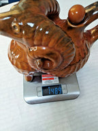 Vintage Soviet figurine of a ram, glazed ceramic details – detail 12