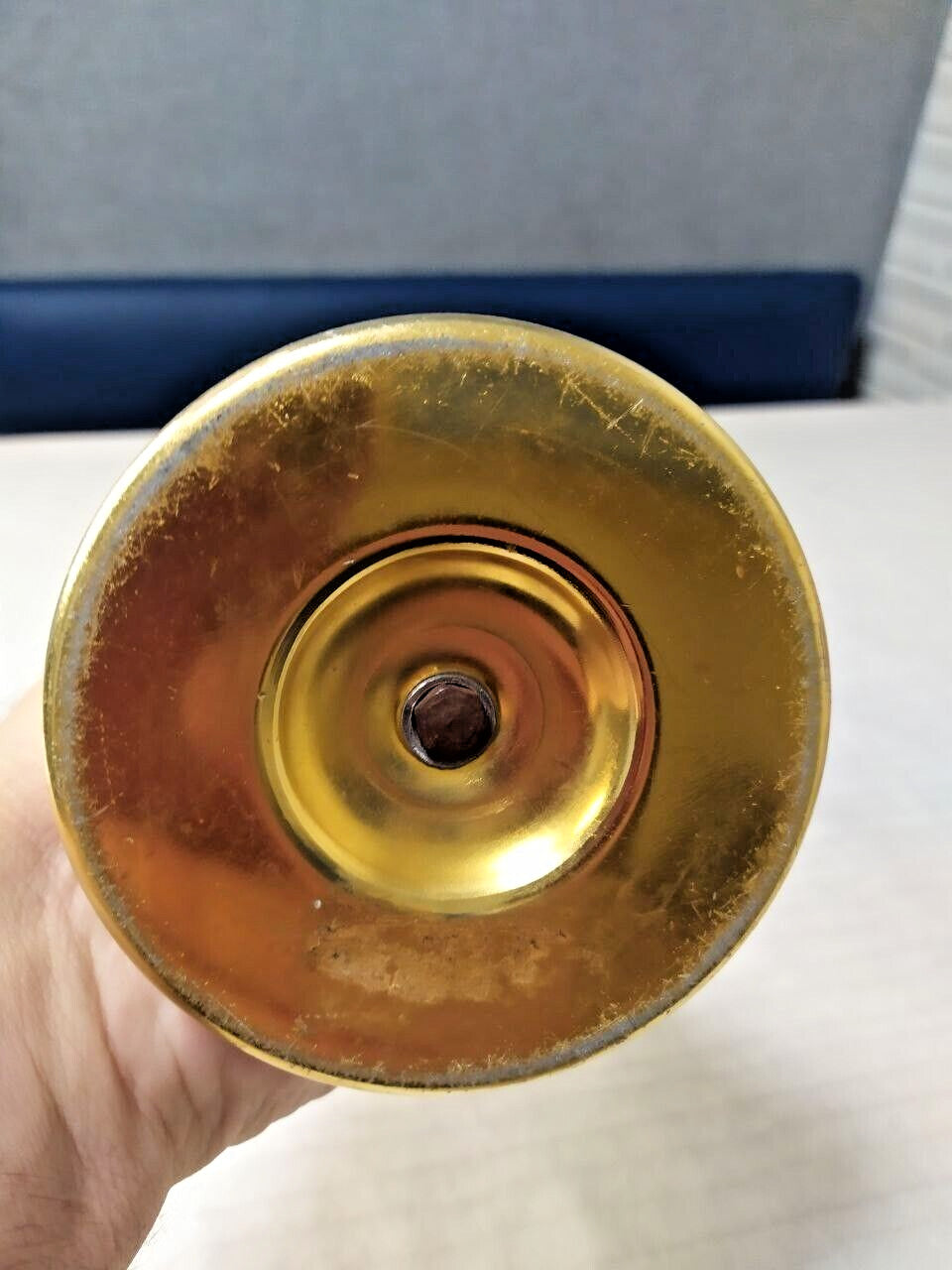 Soviet porcelain trophy cup base with gold-tone accents – detail 13