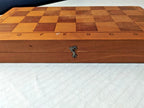 Black and white Soviet chess knights with sleek profile – detail 16