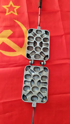 Soviet gribochki and oreshki cookie maker, weight about 1.7 kg