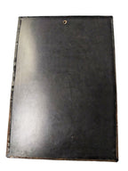 Vintage copper plaque showing natural patina and wave detail – detail 9