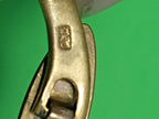 USSR cufflinks geometric Art Deco style gold-tone – detail 6