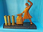 Engraved Russian dedication on the base of a 1971 Tula award souvenir