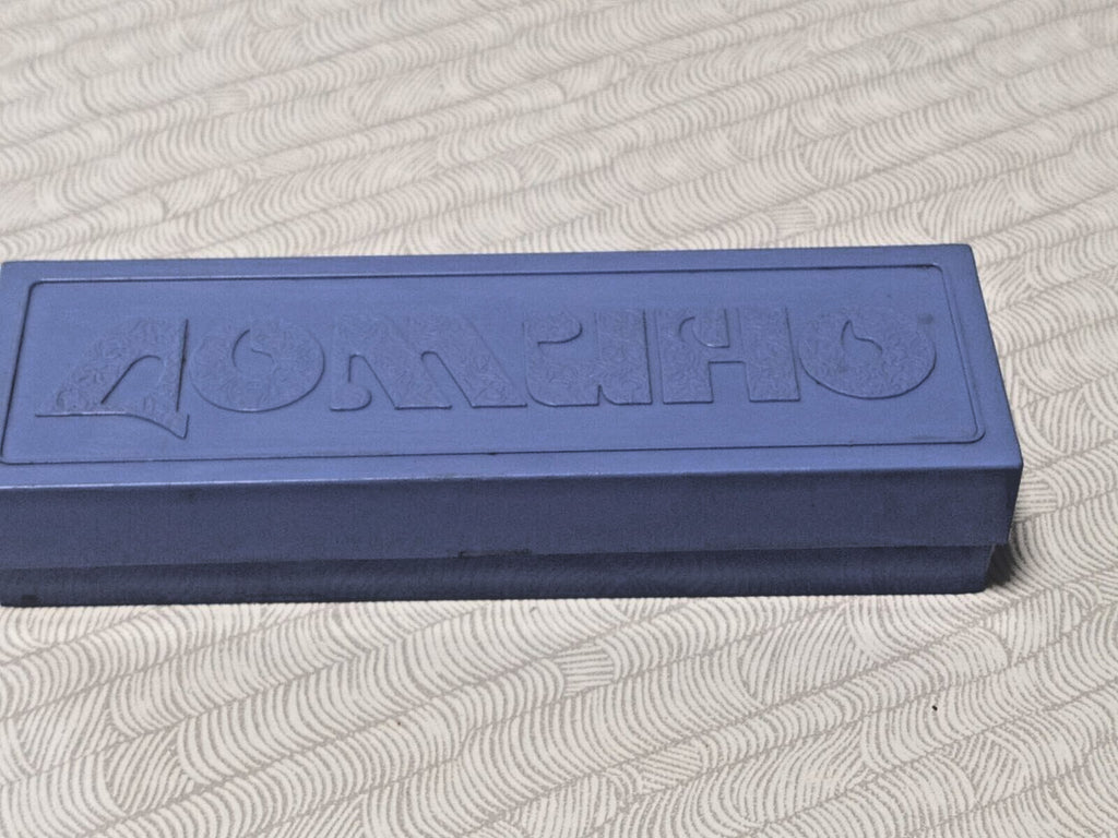 Bottom of Soviet domino case with factory stamps and price in rubles – detail 10