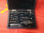 Vintage drafting tools made in USSR, steel instruments with brass fittings – detail 10