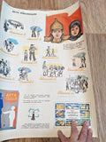 Soviet educational poster Children of the Revolution 1984 with retro illustrations of young heroes