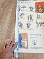 1984 USSR school poster for grades 2-3 with poem excerpt