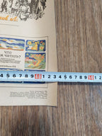 1984 USSR school poster for grades 2-3 with poem excerpt – detail 6