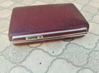 Vintage Kharkiv 15 electric razor in presentation case with red velvet-style lining