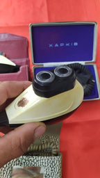 Kharkiv rotary electric shavers from the Ukrainian SSR with coiled cords – detail 15