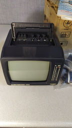 Soviet era collectible Elektronika television side and back view – detail 10