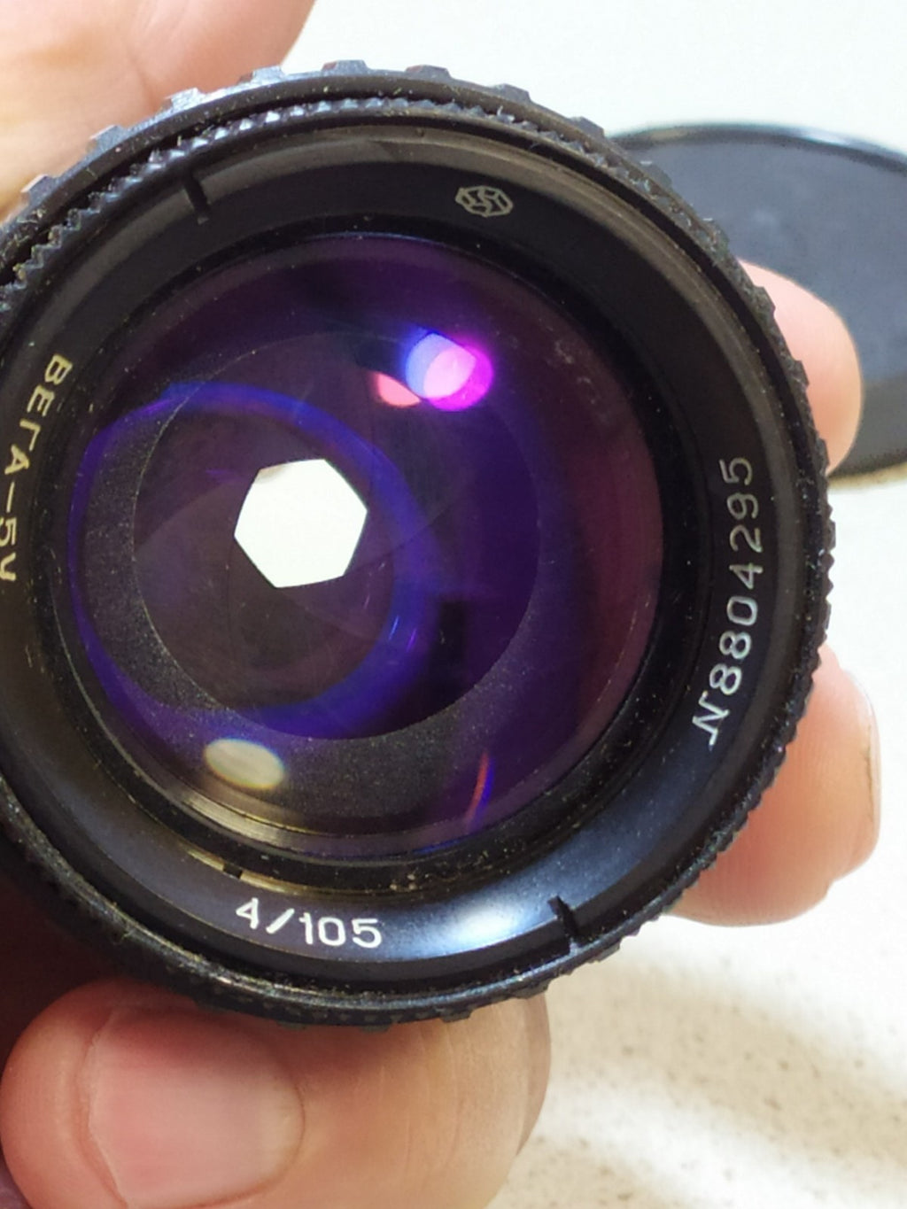 M42 macro lens Vega-5U with front and rear caps – detail 10