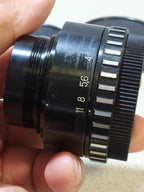 Soviet lens Vega-5U aperture ring and serial number 8804295 – detail 9