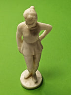 Vintage USSR skater statuette made of kolkiy plastic