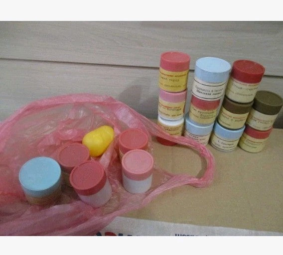 Soviet filmstrips in original plastic canisters – detail 6