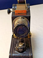 Soviet filmstrip projector with original carrying case and OTK label – detail 7