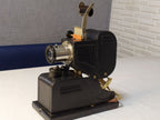 Vintage slide projector from the 1950s USSR with lamp lit during testing – detail 8