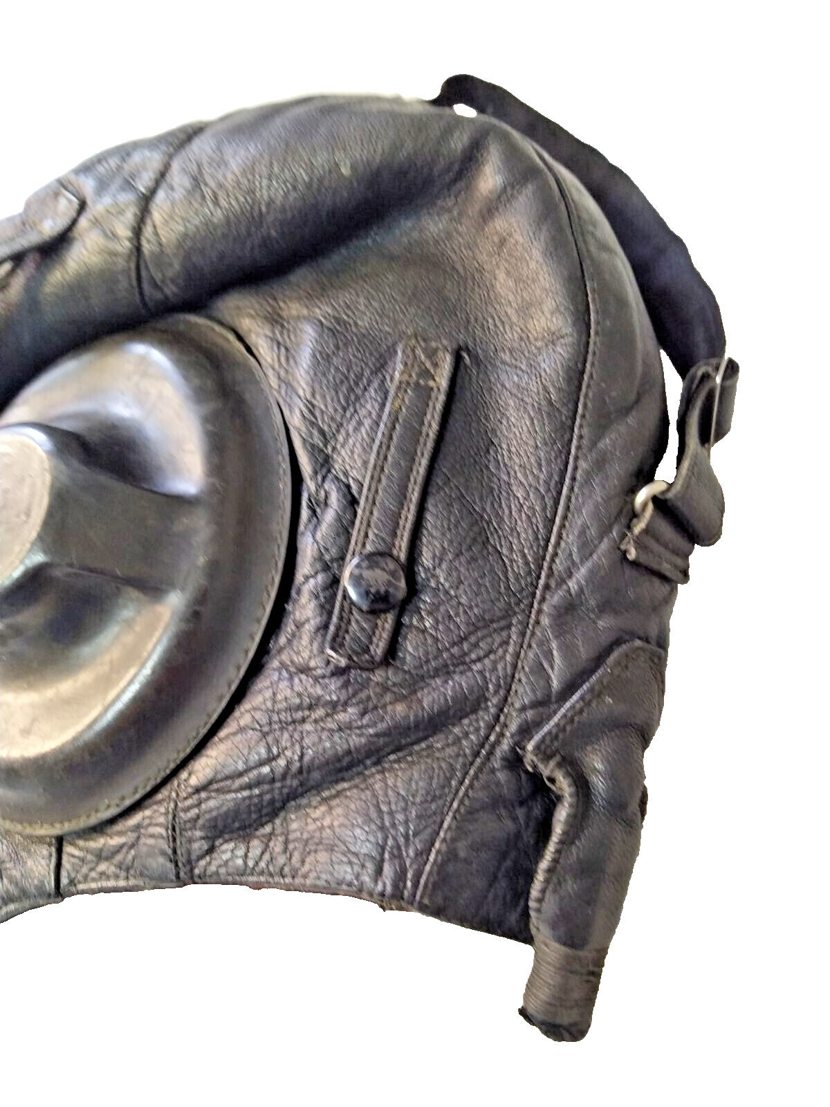 Rostokinsky Fur Factory Moscow 1956 stamp inside the Soviet helmet