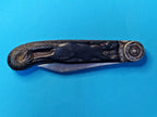 Vintage USSR pocket knife with slip-joint blade open – detail 9