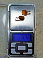 USSR yellow gold earrings, 6.72 grams, detail view – detail 10