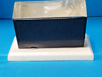 Reverse carved lucite diorama snow-covered fir tree and frozen lake – detail 5
