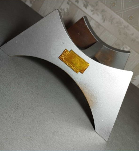 Ornate bow and stern of the Soviet home decor gondola souvenir
