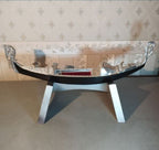 Ornate bow and stern of the Soviet home decor gondola souvenir – detail 9