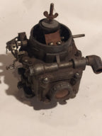 Soviet car parts: vintage carburetor with patina and surface oxidation – detail 6