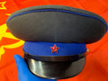 Soviet KGB MVD visor cap with cornflower blue band and Red Star cockade