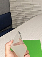 Spasskaya Tower etched inside a Soviet Lucite block – detail 7