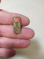 USSR 1970 commemorative badge reverse side