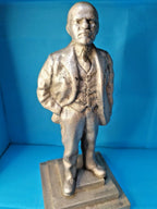 Soviet sculpture base with heavy-duty bolt fastening