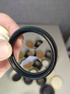 Black metal extension tubes and lens hoods for Zenit camera lenses – detail 13