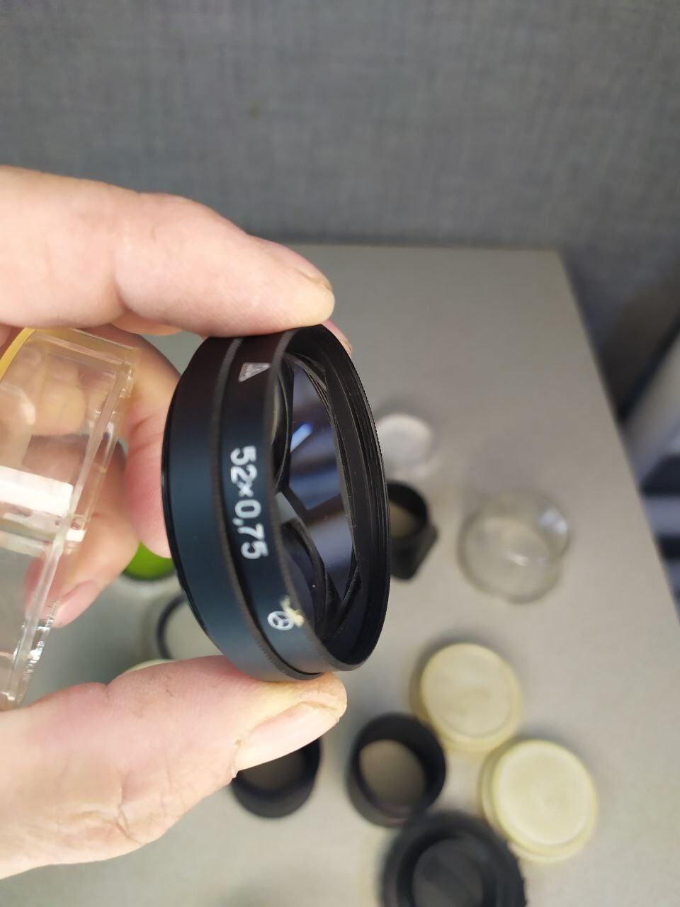Black metal extension tubes and lens hoods for Zenit camera lenses – detail 16