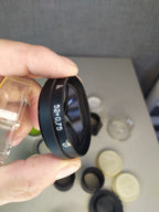 Black metal extension tubes and lens hoods for Zenit camera lenses – detail 16