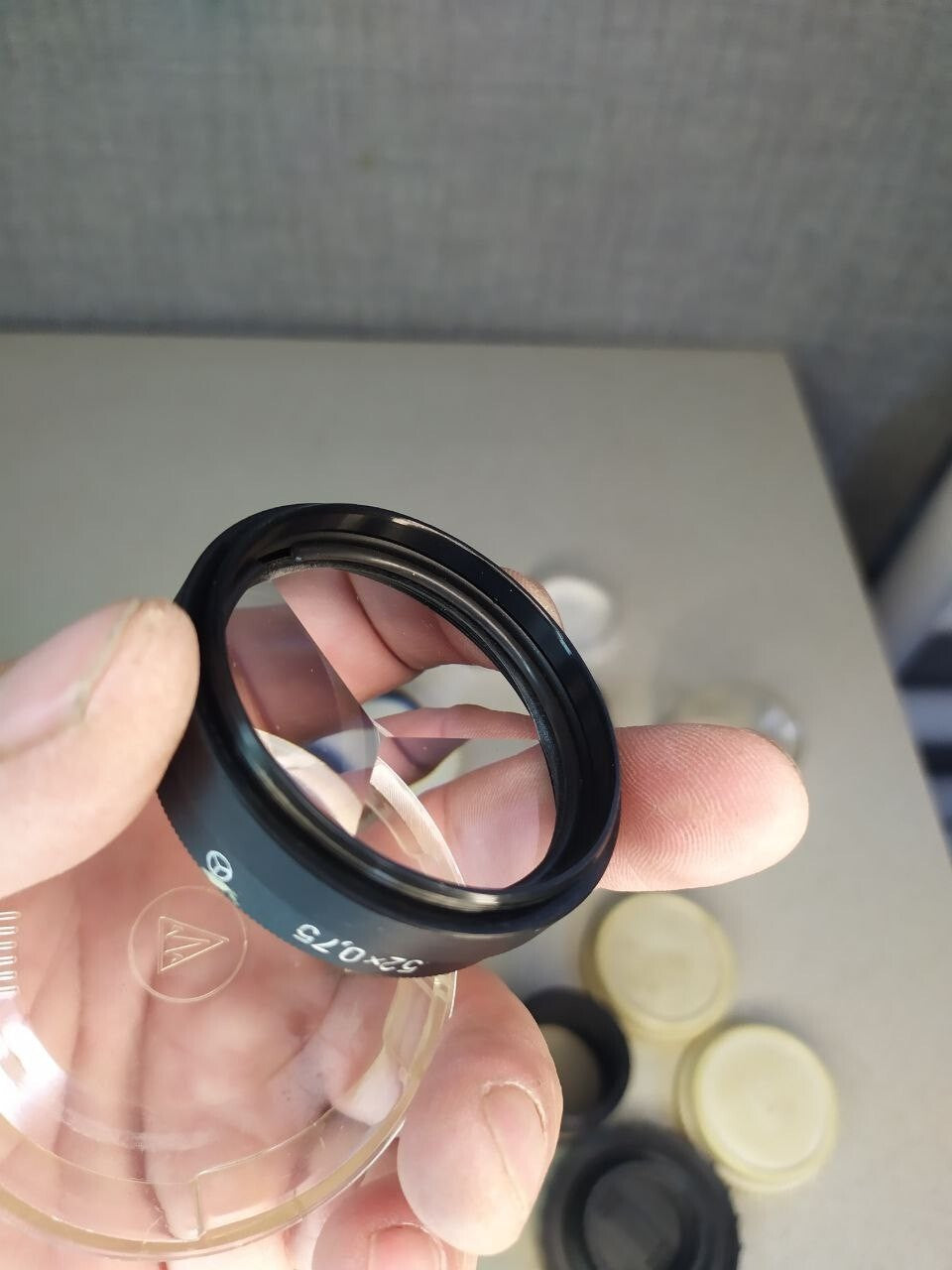 Green and cross-effect filters with original plastic cases – detail 21