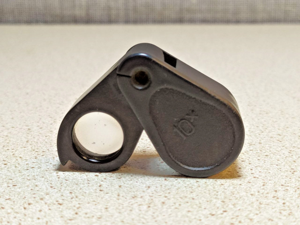 10x loupe lens and case of the vintage magnifying loupe – detail 11