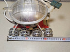 USSR lunar rover toy lid, red indicator light and lettering – detail 15