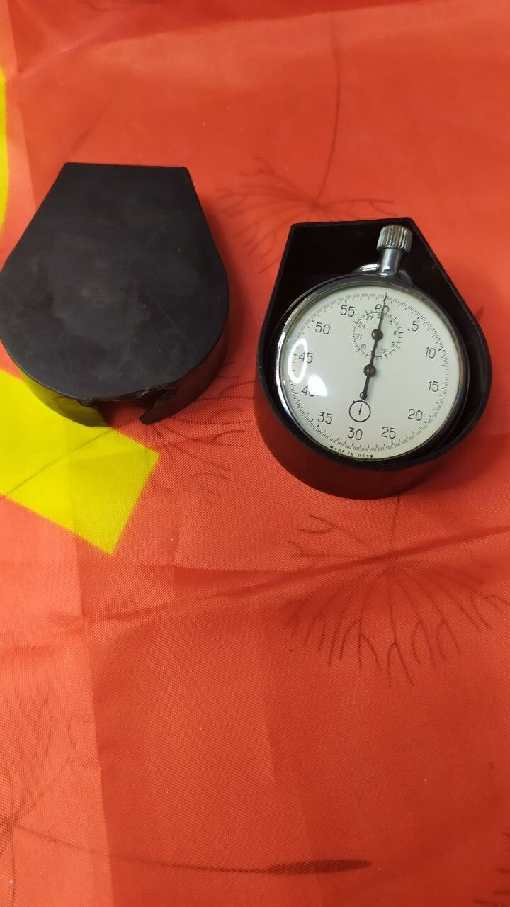 Agat stopwatch by the Zlatoust Watch Factory with Made in USSR dial