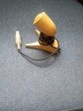 Soviet microphone MD-200, a vintage USSR dynamic mic with rocket-like body and tripod stand