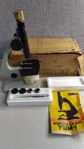 Soviet microscope UShM-1 from the Feodosia Optical Plant in original box, 1982