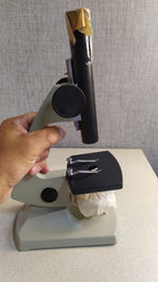 Original cardboard box and passport for a 1982 Feodosia microscope – detail 13