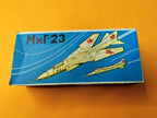 Original cardboard box and stand for the Soviet plastic jet model – detail 13